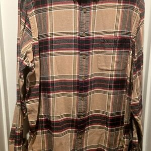 Land's End brand classic plaid flannel Men's XXL Tall,